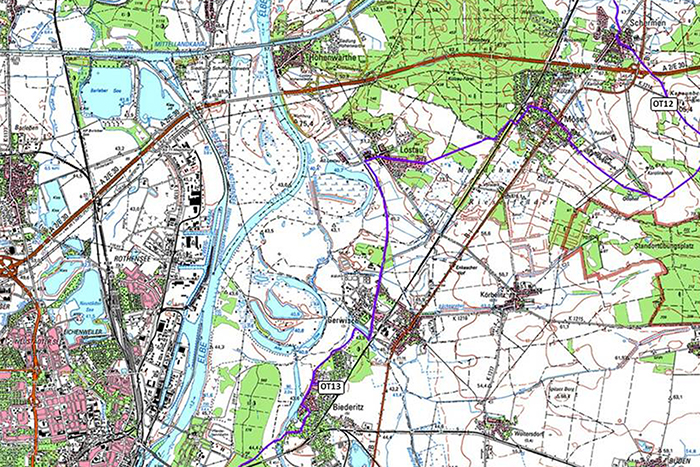 Von der Station 12 zur Station 13