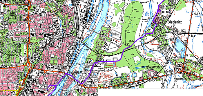 Von der Station 13 zur Station 14