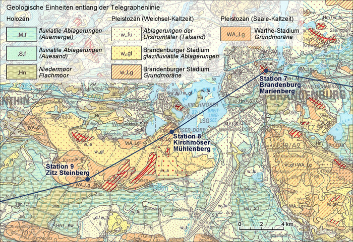 Geologische Übersichtskarte von Deutschland 1:200 000